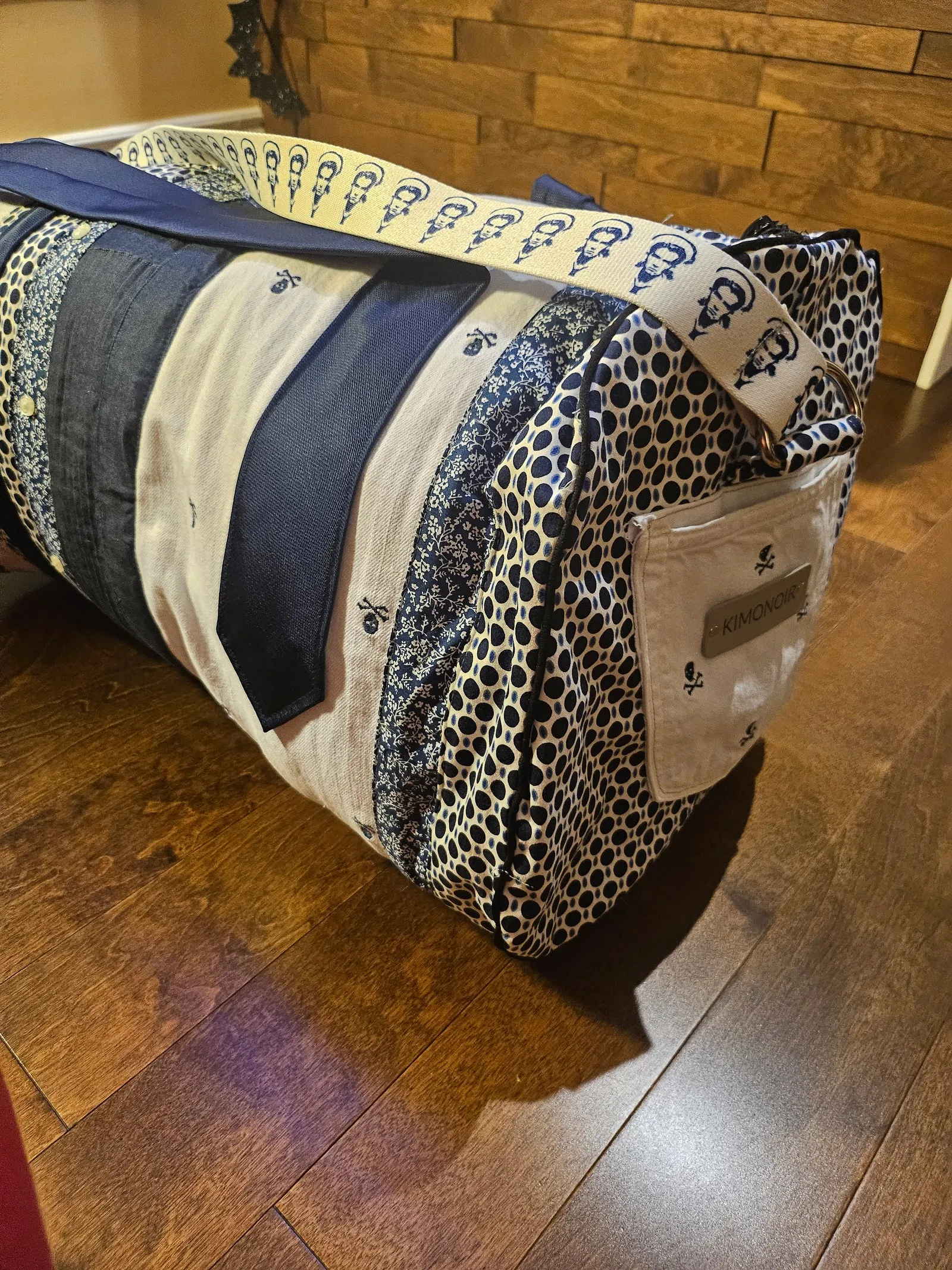 A bespoke KIMONOIR piece in progress