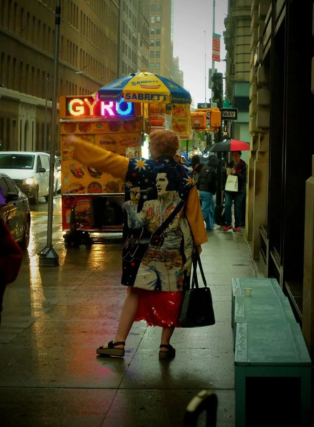 A KIMONOIR piece being worn out in the world