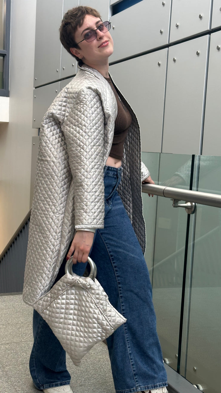 Silver Starlight Party Duster