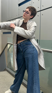 Silver Starlight Party Duster