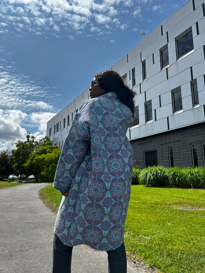 Paisley Bonfire Smoking Jacket (Reversible)