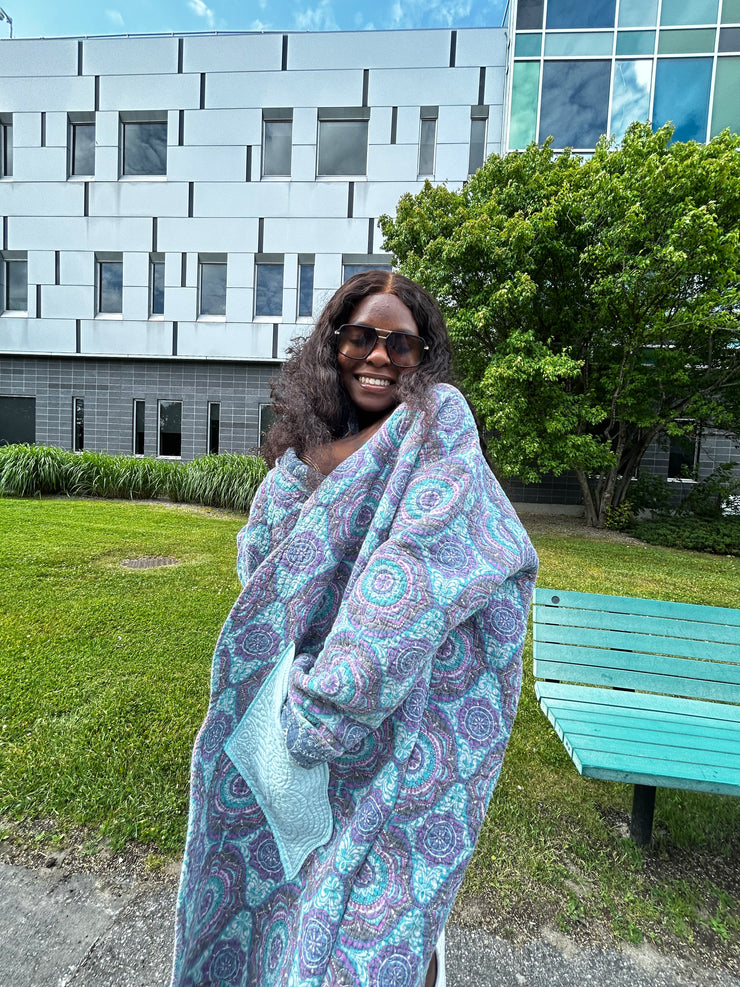 Paisley Bonfire Smoking Jacket (Reversible)